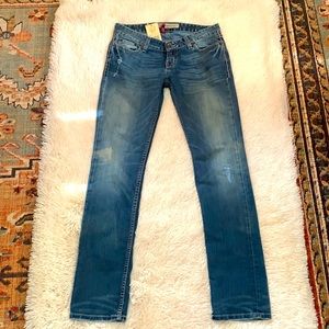 Buckle BKE sierra skinny straight jeans size 27